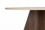 Nordure Mesa de Comedor Travertino y Venezia Walnut